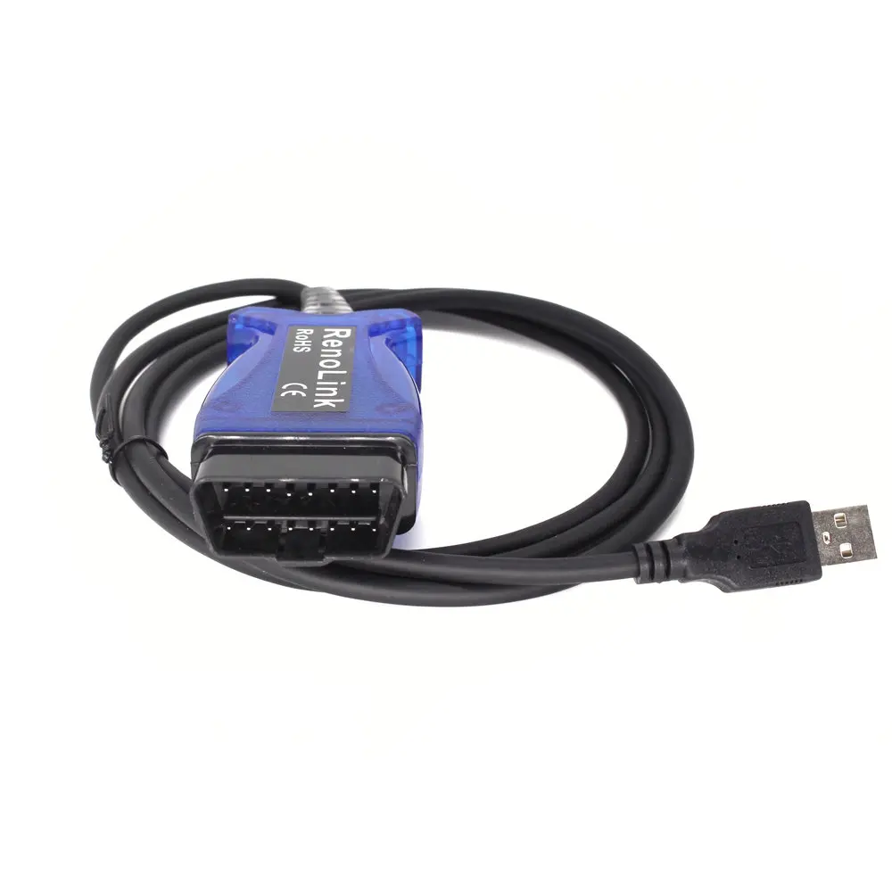  Para R-enault Renolink OBD2 ECU programador V1.52 Reno enlace USB Cable de diagnóstico para R-enaul