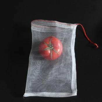 

High Quality 95*60cm Garden Plant Fruit Protect Drawstring Net Bag Against Insect Pest Bird Suitable For Fruits And Vegetables