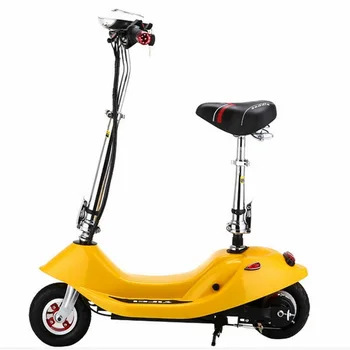 

Adult folding two-wheeled vehicle shock-absorbing bicycle/Small and light scooter/Urban electric car