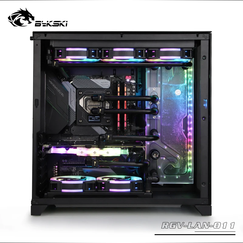 BYKSKI Acrylic Board Water Channel Kit Solution use for LIAN LI O11 Dynamic Case for CPU/GPU Block Combo DDC Pump 2pcs Radiator BYKSKI Acrylic Board Water Channel Kit Solution use for LIAN LI O11 Dynamic Case for CPU/GPU Block Combo DDC Pump 2pcs Radiator