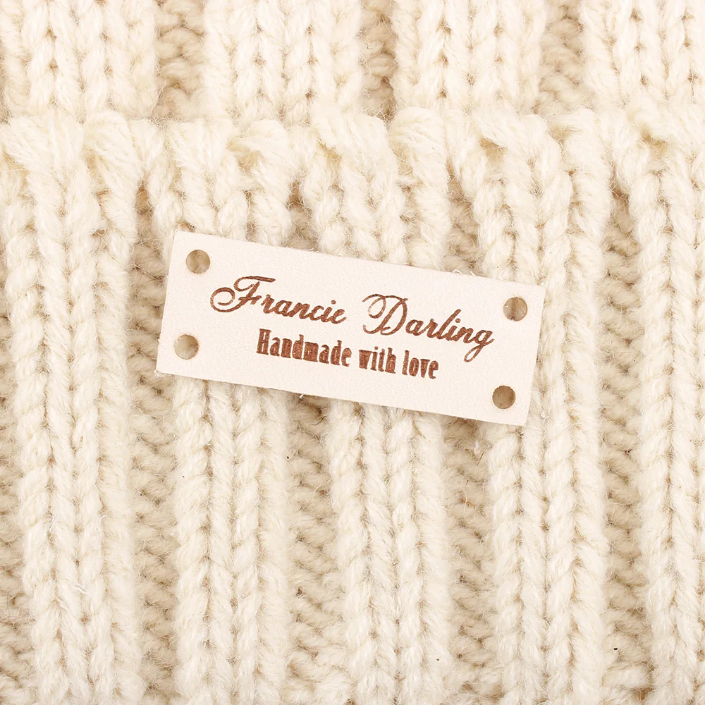 

Printed Tags, Leather Tags, personalized tags, knit labels, Custom Name, Handmade, Name Tags, Custom Labels (PB2379)