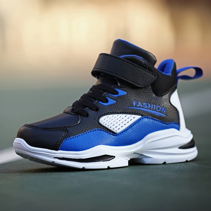 Hightop Basketball Shoes Kids Boys Breathable Antiskid Basketball