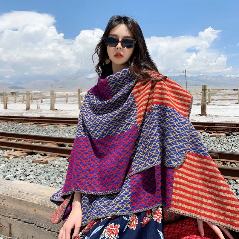 YNS - Chales Y Envolturas De Pashmina Para Mujer, Bufanda Suave Para