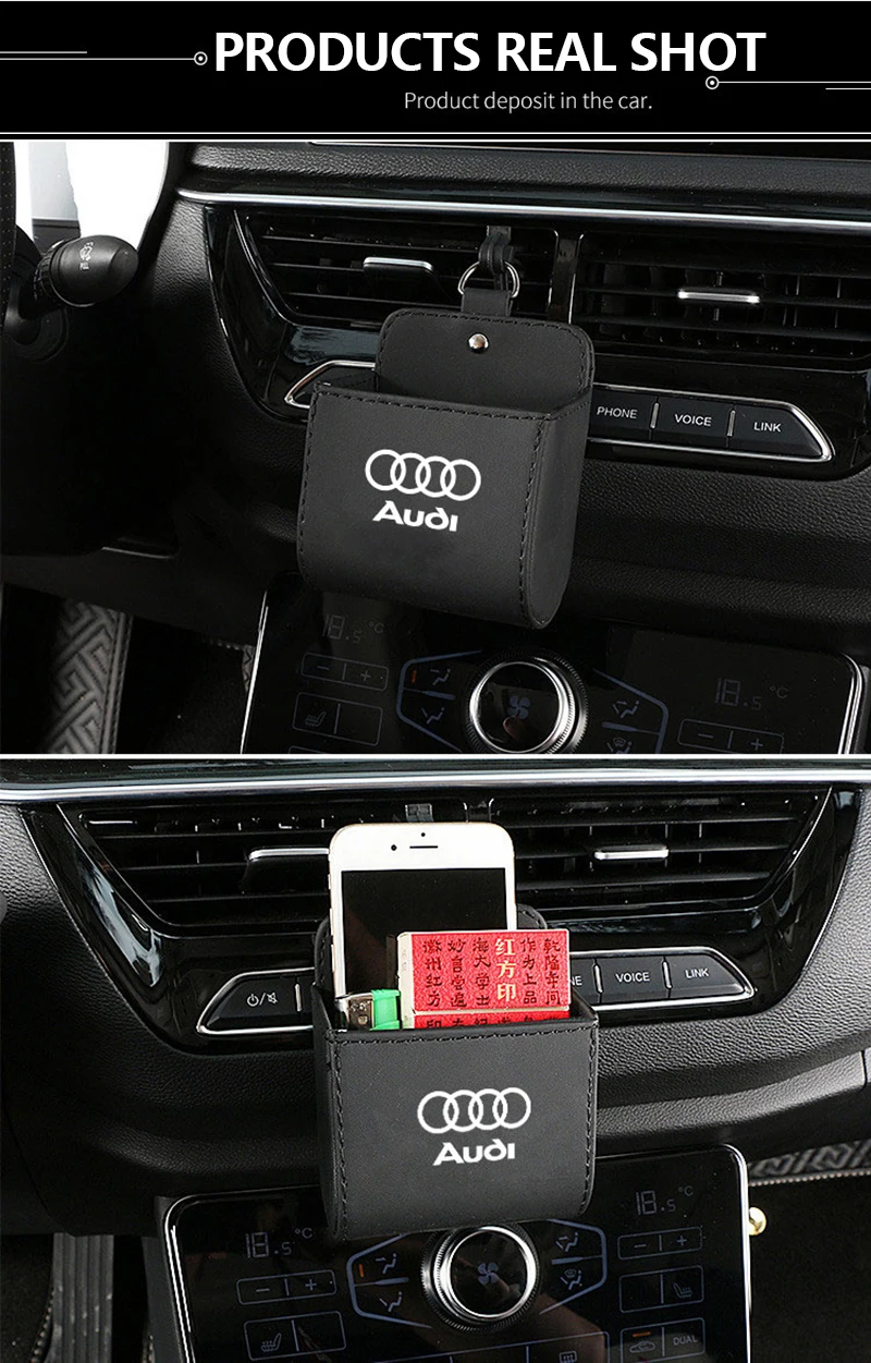 1 шт. для Audi b5 b6 b7 b8 A3 A4 A4L A5 A6L многоцелевой автомобильный ящик для хранения автомобильный контейнер для мусора Органайзер мусорный мешок мусорное ведро