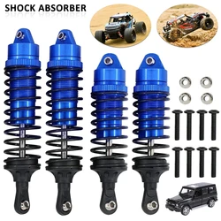 Ensemble d'amortisseurs avant et arrière en alliage d'aluminium, 4 pièces, pour voiture RC, ensemble assemblé Compatible avec mise à niveau Traxxas 1/10 