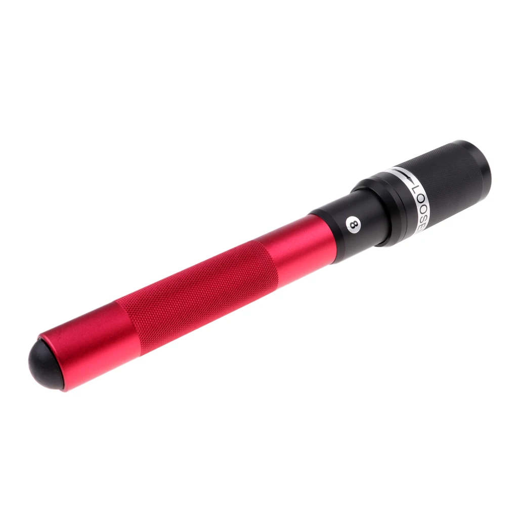 

12.6" Extender Push on Telescopic Snooker Billiard Pool Cue Long Extension Blue + Red