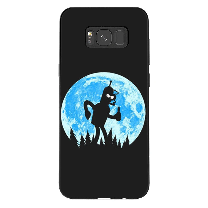 Чехол для телефона для samsung J6 A70 A60 A50 A40 A20 A30 A10 A7 A6 A5 A3 A8 A9 крышка Футурама Бендер Прохладный - Цвет: B10