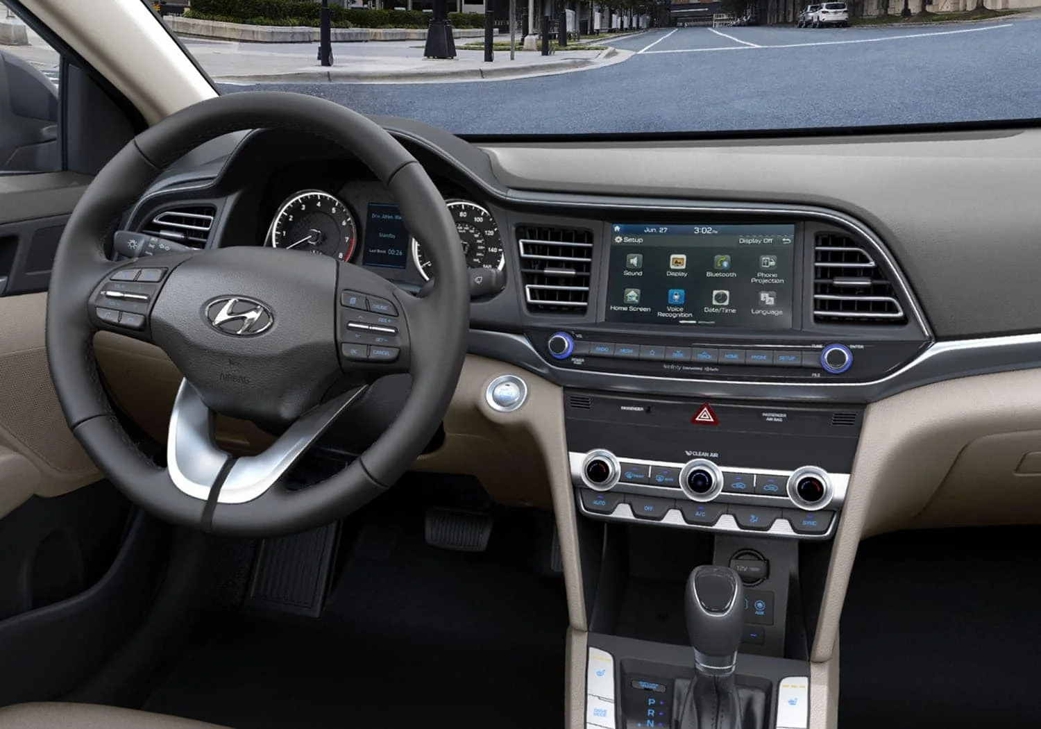 Отличный Восьмиядерный автомобильный Радио Bluetooth руль для hyundai Elantra 9 дюймов Android 9,1