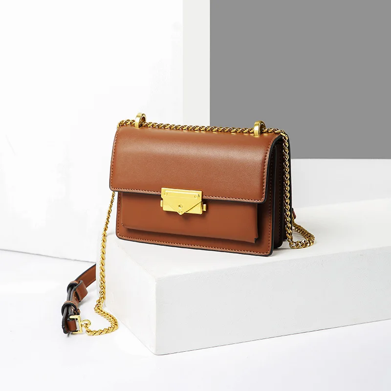 

High Grade Sense France Non-mainstream Bag Versatile Genuine Leather Shoulder Bag WOMEN'S Bag New Style 2019 New Arrival Texture