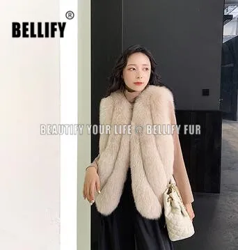 

Korean and japaness Style women candy Color real fox fur vest waistcoats Plus size