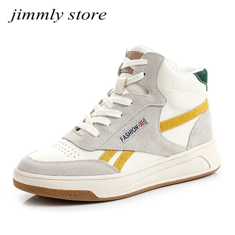 Sneakers Women Shoes Motorcycle-Boots High-Top Spring/autumn Casual Platform Fashion