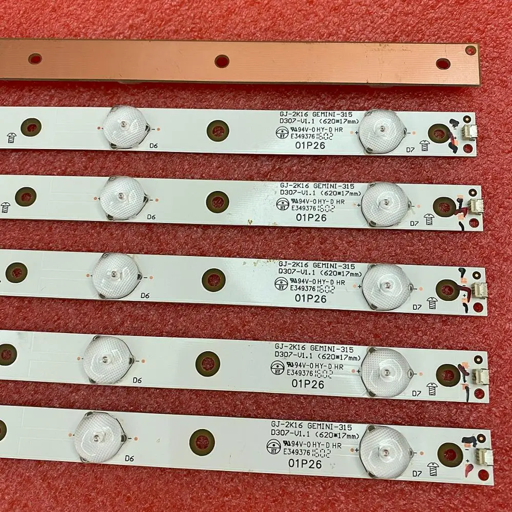 Led para 32pfs6401 Tira Retroiluminação 32phs5301 32pfs5501 Lb32080 2lj500 32lh500d Gj-2k16 Gemini-315 01p26 01n18 30 Pcs Kdl-32r330d - Image 3