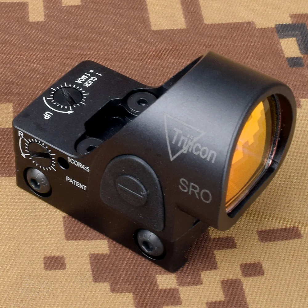 Мини RMR SRO Red Dot прицел страйкбол/охотничий рефлекторный прицел подходит 20 мм Вивер рейка для коллиматора Глок/винтовка