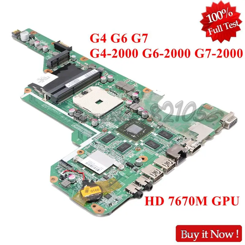 Материнская плата NOKOTION для ноутбука HP G4 G6 683030 501 383030 001 DA0R53MB6E0 R53 разъем FS1 DDR3 HD7670M 1