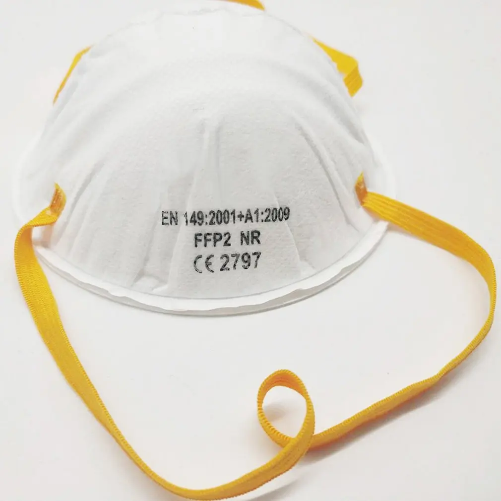 

FFP2 head-mounted protective mask High efficiency filtration adjustable 3D fitting design Light and breathable