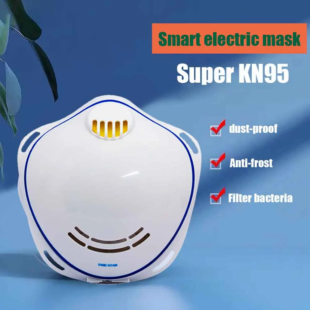 

Activated Carbon Protective Air Purifier Electric Face Mask Automatic Ventilation Health Care Smog Respirator PM 2.5 Breathable