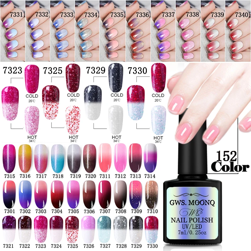 

7 ML Gel Polish UV LED Nail Varnish For Manicure 152 Colors Gel Lacquer Semi Permanent Gel Paint Nail Art DIY Design Tools