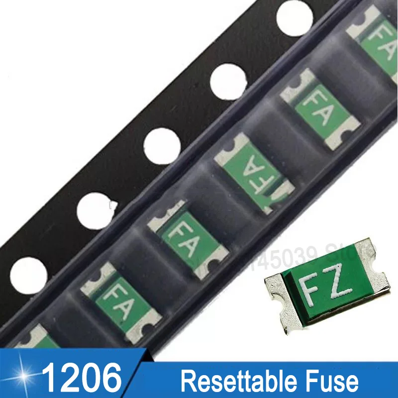 Resettable Fuse Restore Fuse 50Pcs 1206 PPTC SMD 0.05A-5A Recovery Fuse