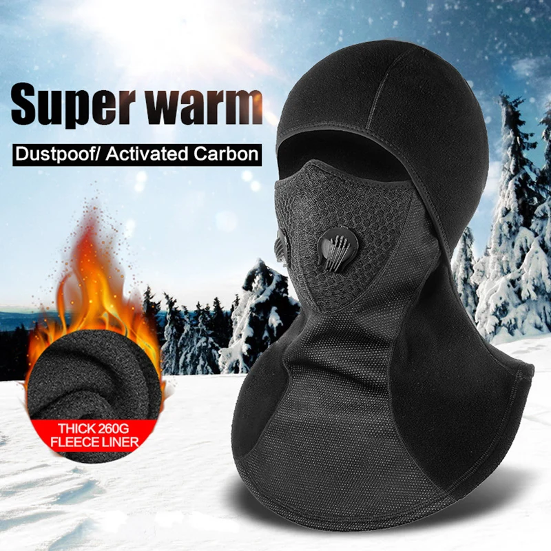 Warmth Skiing Face Mask Riding Mask Climbing Non-Woven Black Windbreak Motorcycle Headscarf Practical