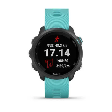 Garmin Forerunner 245 музыка gps бег Смарт-часы мужские пульсометр крови кислородный Смарт-часы спортивные часы для женщин android - Цвет: with music