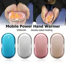 5200 мАч, 5 В, USB Перезаряжаемый СВЕТОДИОДНЫЙ Электрический подогреватель для рук, удобный, долговечный, Мини карманный нагреватель для дома