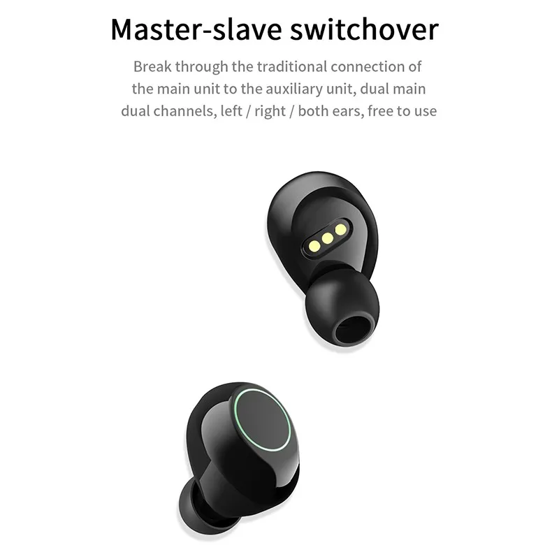 Wireless Earphones TWS Wireless Bluetooth 5 0 Headphones LED Display Waterproof Headphone 2600mAh Charging Case With Microphone