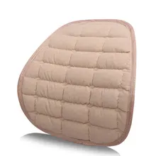 Автомобильная поясная подушка, зимняя мягкая фланелевая поясничная Подушка, автомобильные аксессуары для сидения, автомобильная поясная подушка, Массажная подушка для спины сиденья