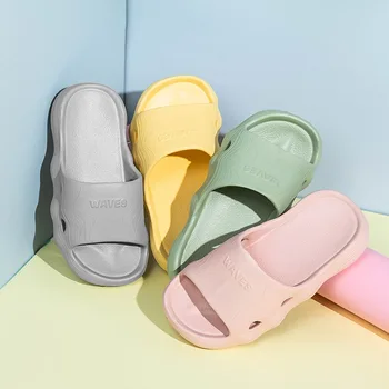 

2020 Summer New EVA Children's Slippers Home Solid Color Children's Sandals Boys and Girls Beach Slipper Kids Slippers Casual