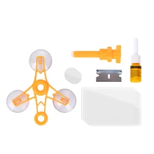 Комплект Для Ремонта Лобового Стекла Quick Fix лобовое стекло автомобиля Bullseye рок чип трещины царапин TD326