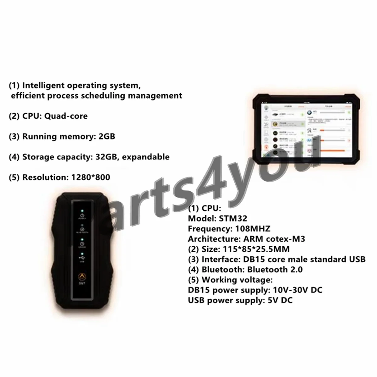 Cfmoto Pda Diagnostic Scan Tool Kit Atv Parts & Accessories AliExpress