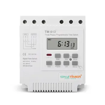 

Three Phases 380V 7 Days Weekly Programmable Timer Relay Digital Electronic Microcomputer Time Control Pump Timing Switch