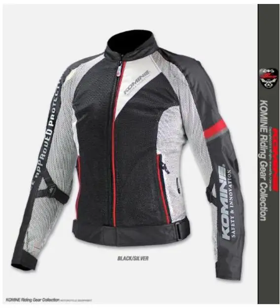 

New KOMINE JK098 Breathable Racing Grid Racing High Performance Drop-proof Clothing Motorcycle Riding Jacket 3