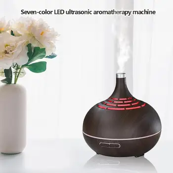 

400ml Hollow Ultrasonic Air Aroma Humidifier AC100-240V LED Aroma Essential Oil Diffuser Ultrasonic Humidifier Purifier