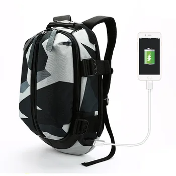 

Fashion Men USB Charging School Bag Oxford Waterproof Backpack for Teenagers 14 15.6 inch Laptop Backpacks Male Mochila