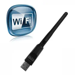 Rt5370 usb 2.0 150mbps wifi antena mtk7601 placa de rede sem fio 802.11b/g/n lan adaptador com antena rotativa dropshipping