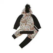 Осенний спортивный костюм для маленьких мальчиков от 1 до 5 лет рубашка с капюшоном Топ, штаны, брюки, комплекты одежды из 2 предметов