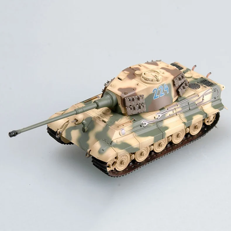 

Finished product model Tank model Tiger King Henschel turret type 1:72 Model decoration