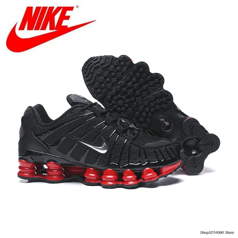 Оригинальные мужские кроссовки Nike shox TL 1308 с воздушной подушкой красного цвета