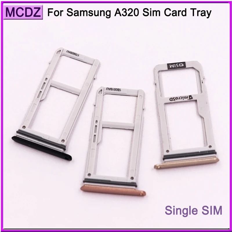 Лоток для sim-карт A320 для samsung Galaxy A320, устройство для чтения sim-карт, двойной держатель для sim-карты, сменный слот для sim-карты