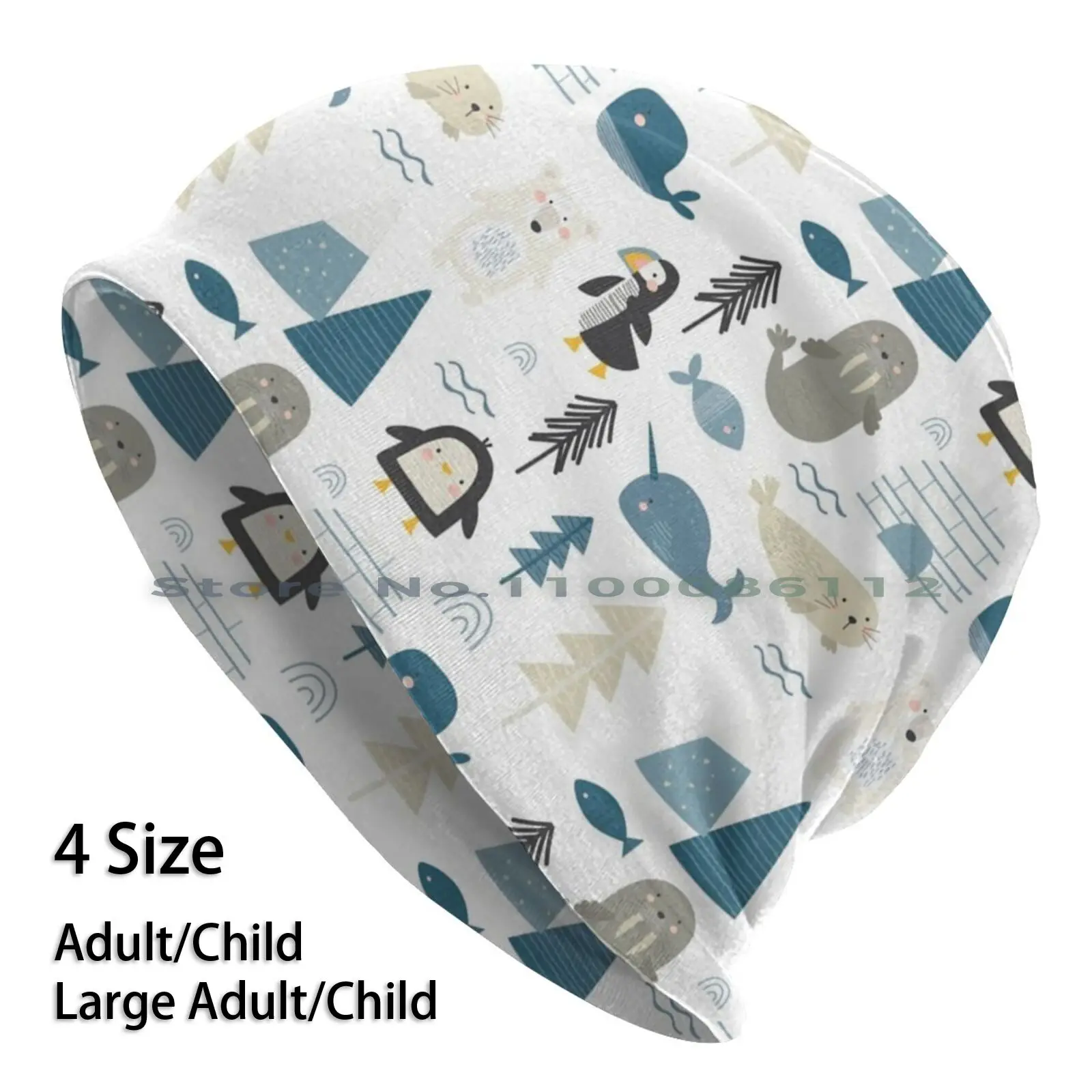 Cold Weather Kids Winter Beanie Knit 