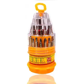 

31-in-1 Screwdriver Set with Magnet Heavy-duty Steel Screwdriver Combination DIY Repair Kit Multi-function Hardware Tools