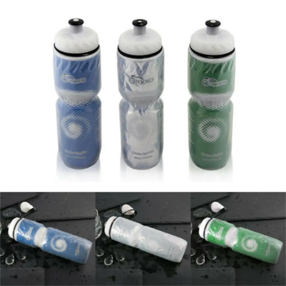 Water Bottle 750ML Sports Travel Gym Cycling Dual Layer Thermal