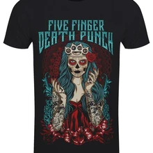 Five Finger Death Punch Herren футболка Lady Muerta schwarz