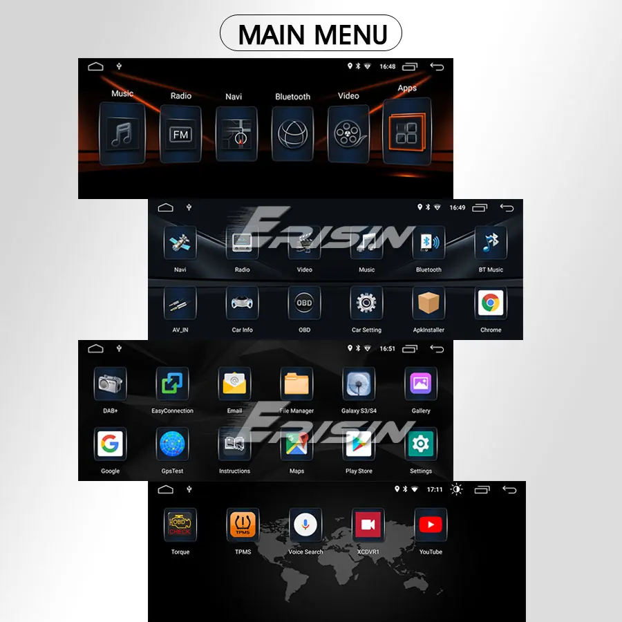 Top Erisin ES2906B 8.8" HD Android 9.0 Car Stereo GPS Sat Nav DAB+ DSP for BMW 3er E46 318 M3 Rover75 MG ZT 7