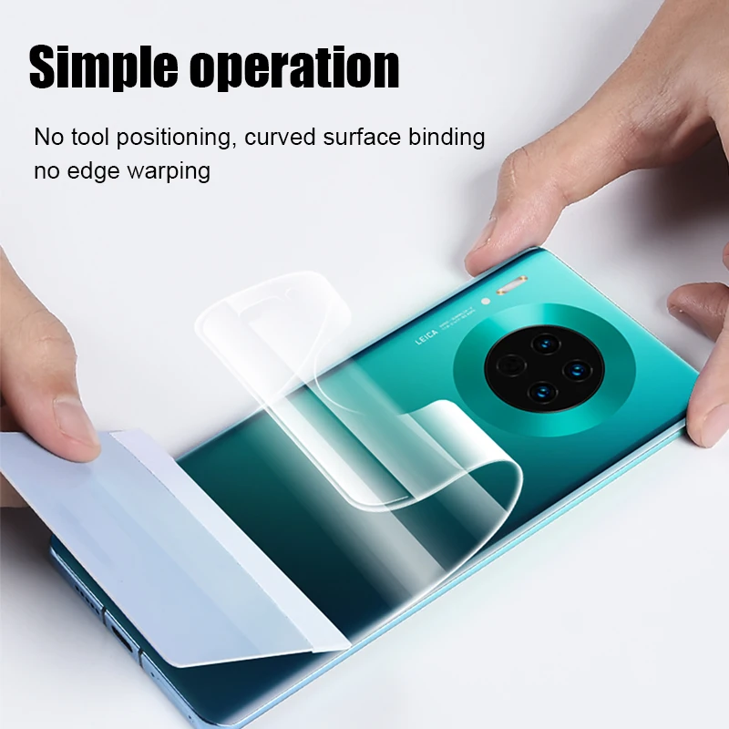 

Front & back Hydrogel Film For Huawei P30 P20 Pro Lite P Smart 2019 Screen Protector For Huawei Mate 30 20 Lite Pro Not Glass