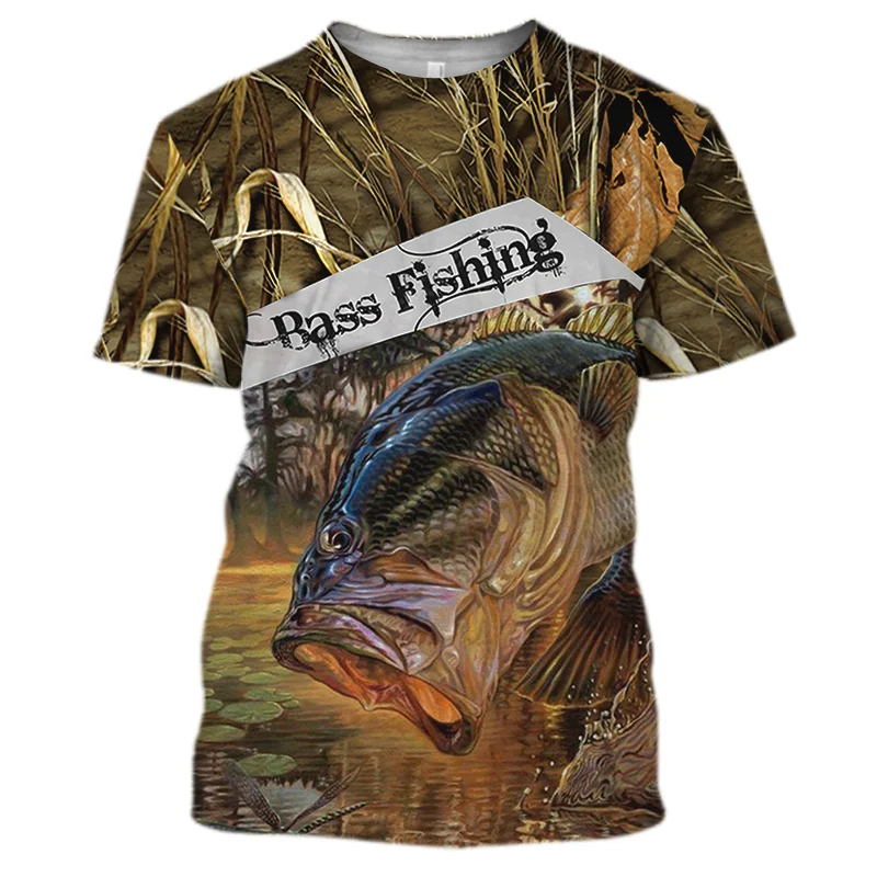 New Fish kids Tshirt 3d Printing T Shirt Funny T Shirts Hip Hop boys girls  T-shirt Fisherman Fishing Metal Clothing Casual Tops