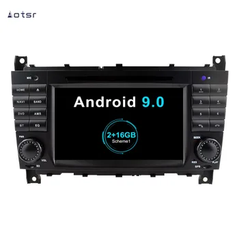 

Aotsr 7" Android 9.0 Car GPS navigation DVD Player For Mercedes-Benz C-CLASS W203/CLC W203/G-Class multimedia radio recorder