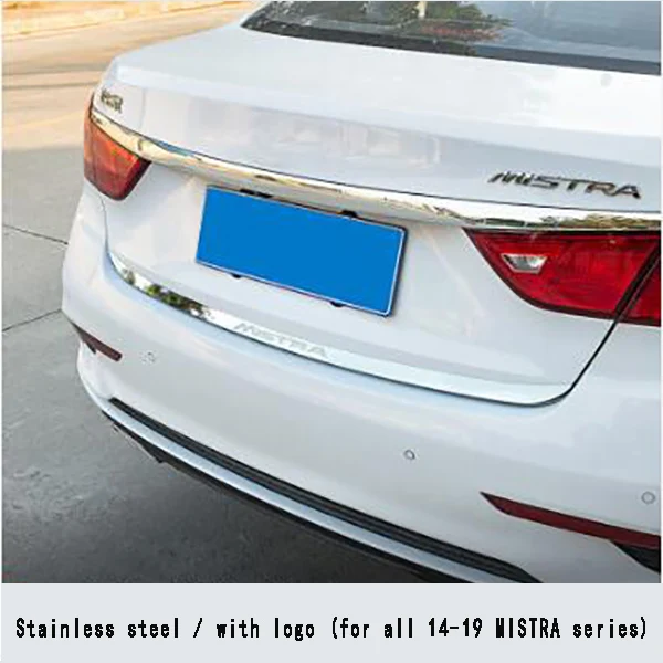 Предназначенная для HYUNDAI MISTRA задняя коробка полоса для отделки дверей 14-19 MISTRA Установите задний ящик защитный светильник - Цвет: D