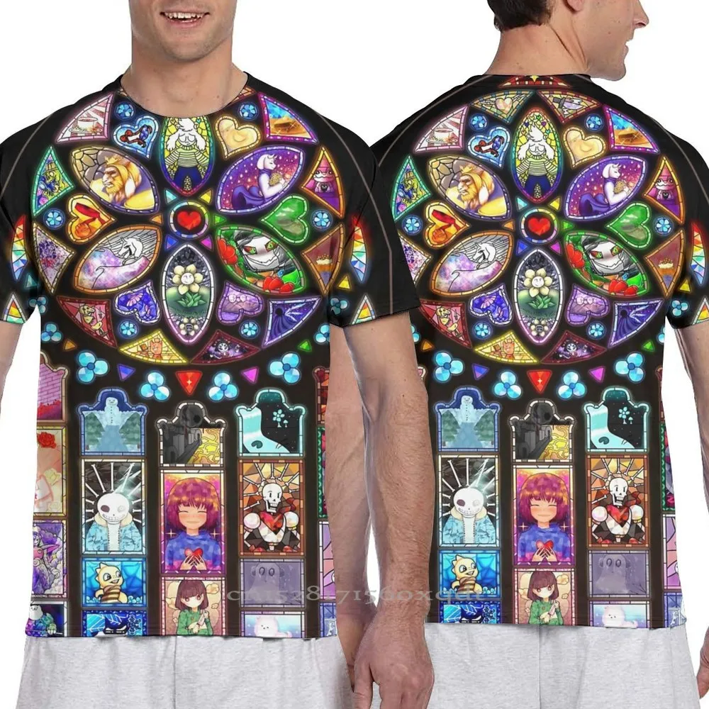 Одежда для родителей и детей футболка с принтом Вселенная Undertale мужчин женщин