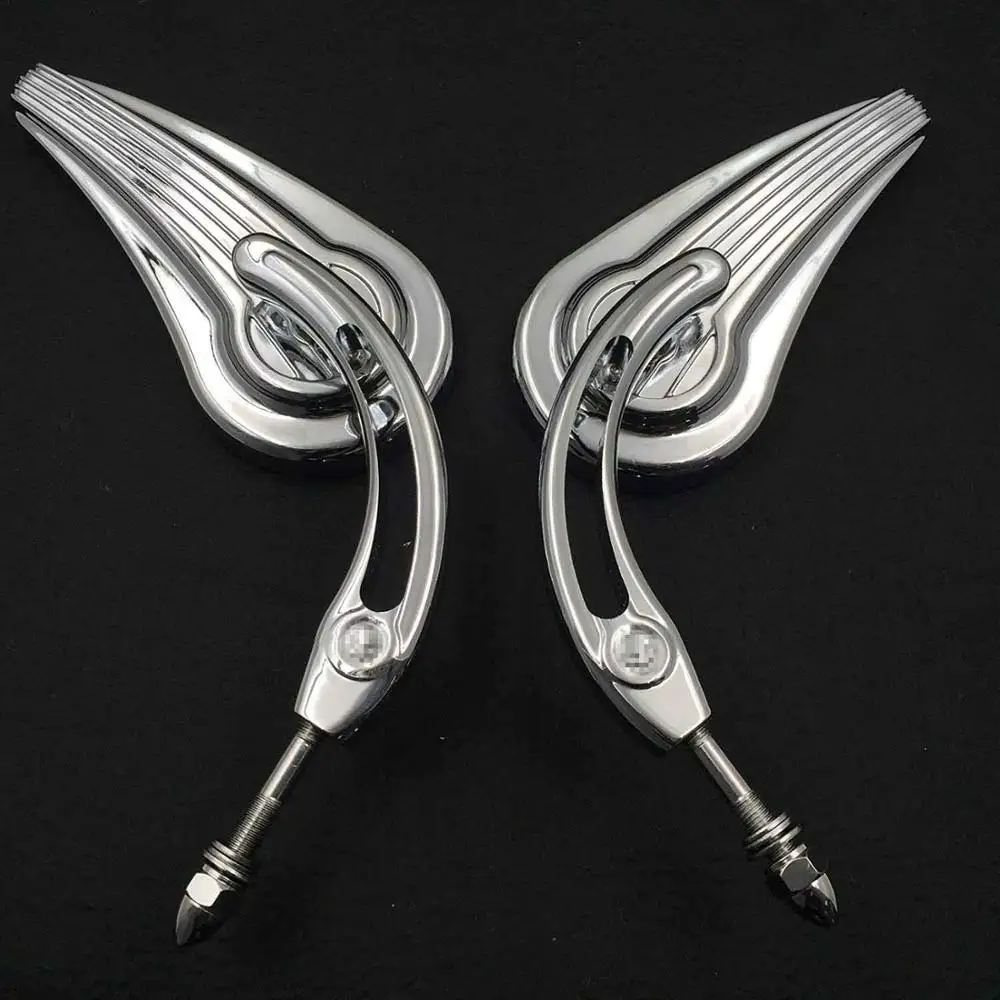 Aftermarket аксессуары для мотоциклов хромированные боковые зеркала для Harle Street 500 750 Low Rider SuperLow - Цвет: MT382-C-CD